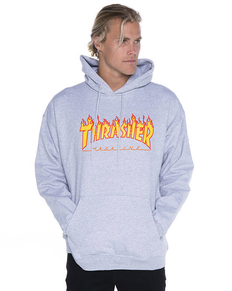 Thrasher Flame Logo Hoodie for Mens