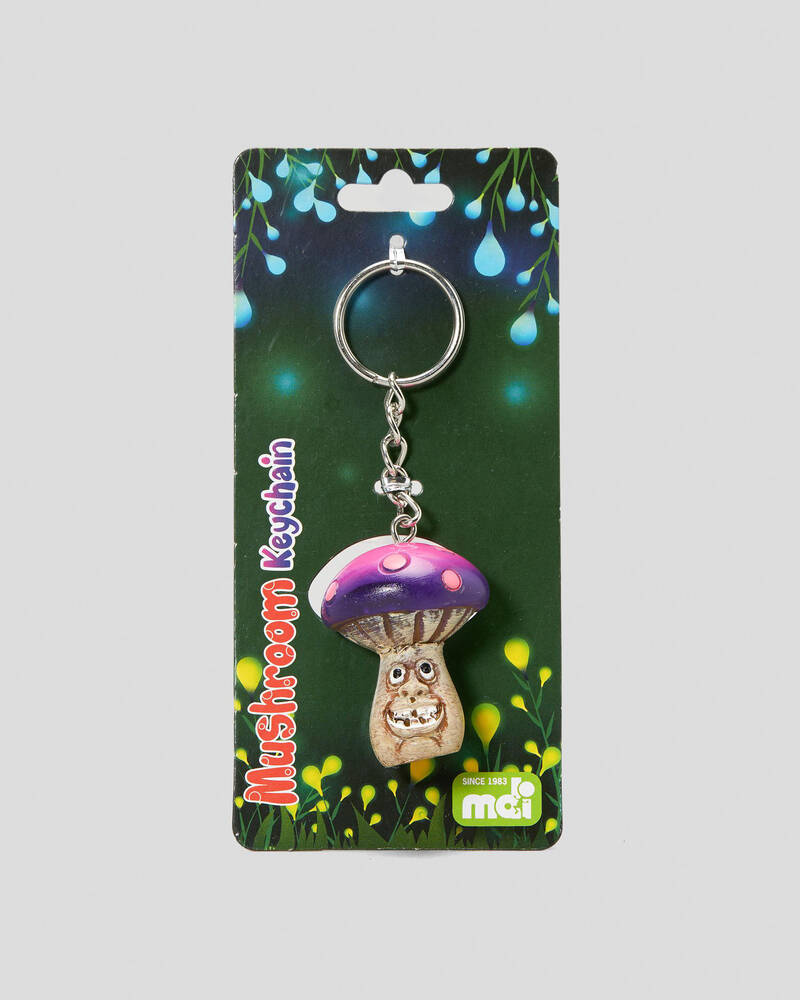 MDI Keychain Mushroom Purple for Mens