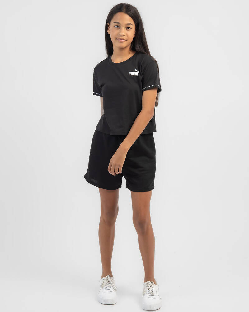 Puma Girls' Power Tape T-Shirt for Womens