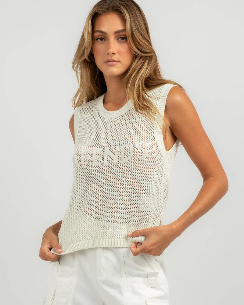 Afends Ryder Recycled Knit Tank Top for Womens