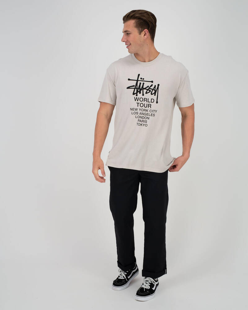 Stussy World Tour T-Shirt for Mens
