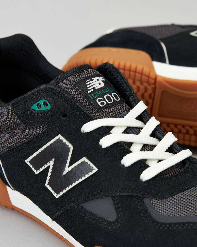 New Balance Nb 600 Shoes In Black/gum - FREE* Shipping & Easy