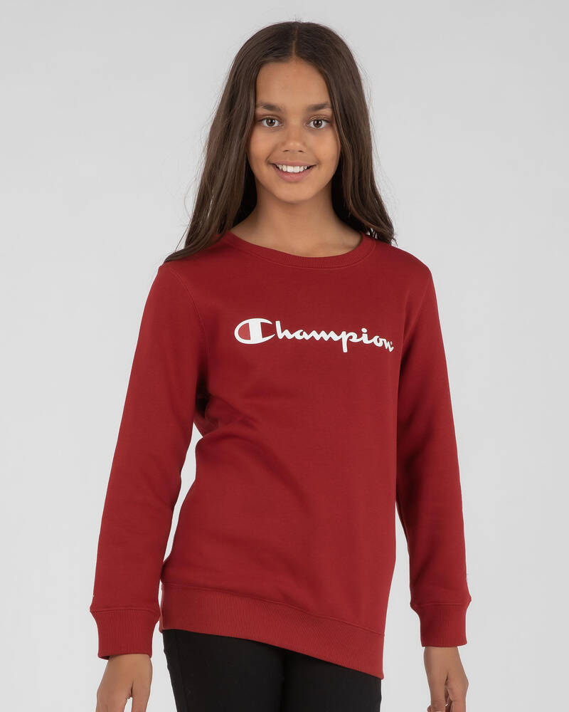 Champion Girls' Logo Sweatshirt for Womens