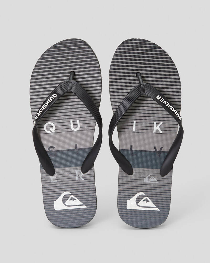 Quiksilver Molokai Wordblock Thongs for Mens