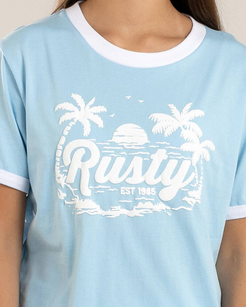 Rusty Girls' Bobbie Oversized T-Shirt for Womens