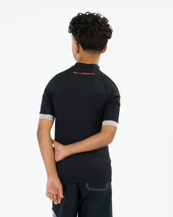 Billabong Boys Spec 73 Short Sleeve Rash Vest for Mens