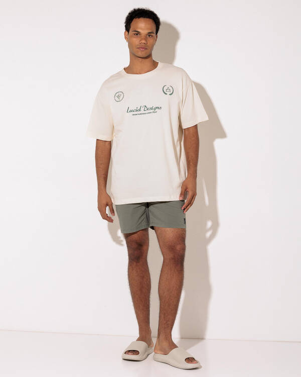 Lucid Dual Motion Elastic Waist Shorts for Mens