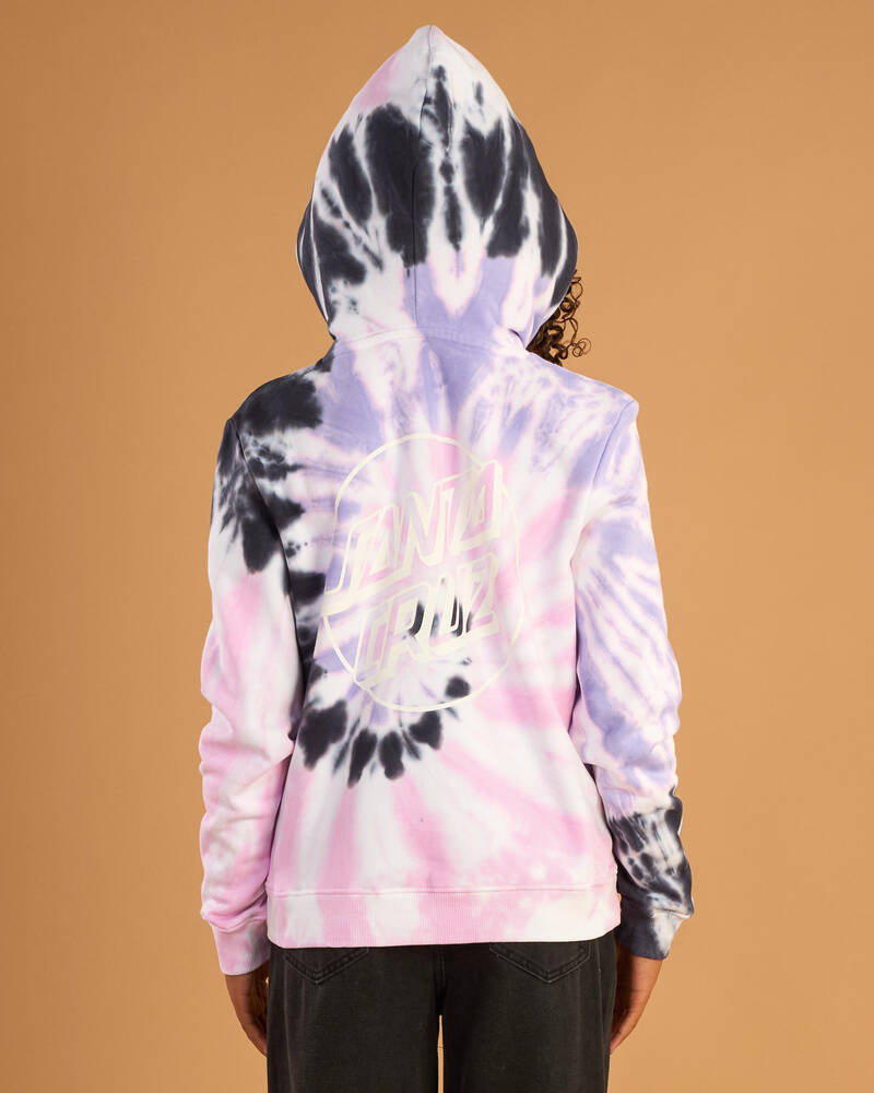 Santa Cruz Girls' Opus Dot Chest Hoodie for Womens