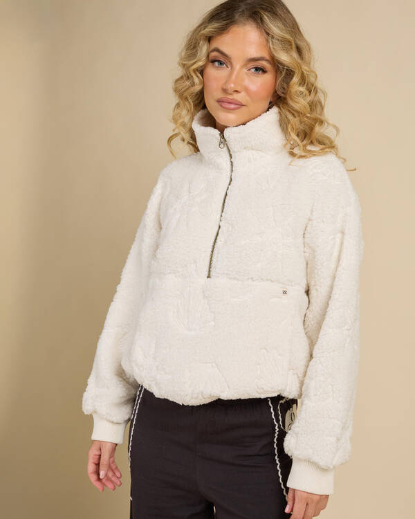 Billabong Rising Tides Half Zip Sweatshirt for Womens