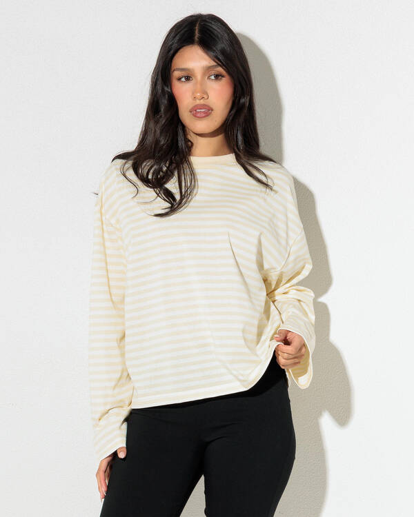 Janet Striped Long Sleeve Top