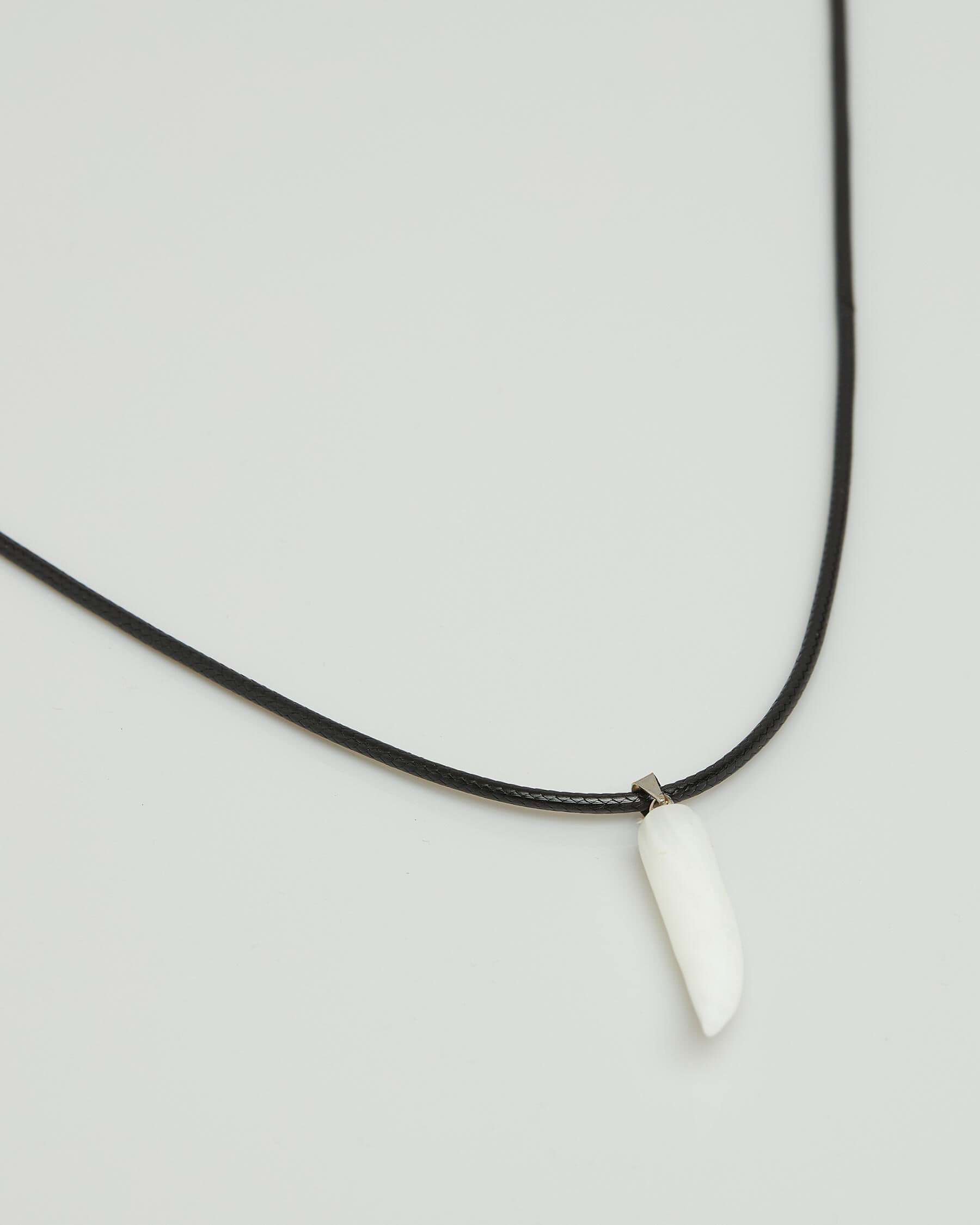REPUBLIK Crocodile Tooth Necklace for Mens