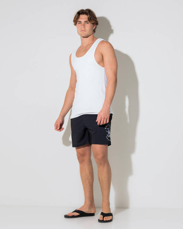 Salty Life Hammerhead Elastic Waist Board Shorts for Mens