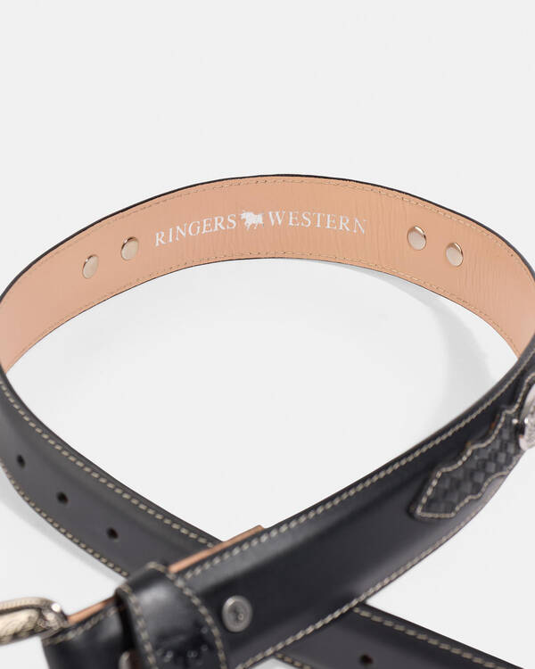Ringers Western Cattleman Leather Belt for Mens