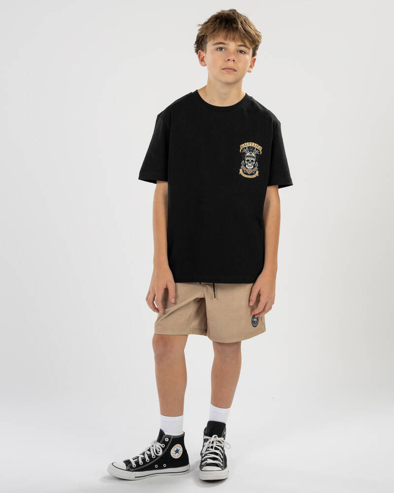 Salty Life Boys' Carrion Crown T-Shirt for Mens
