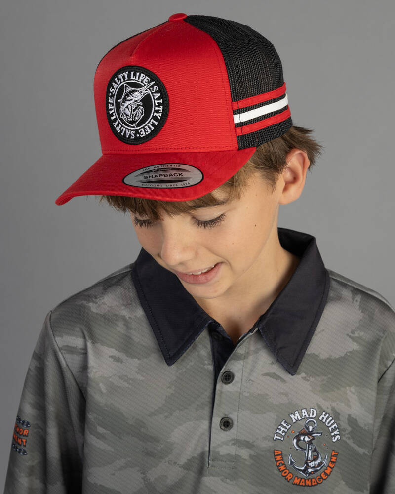 Salty Life Boys' Once Bitten 3.0 Trucker Cap for Mens