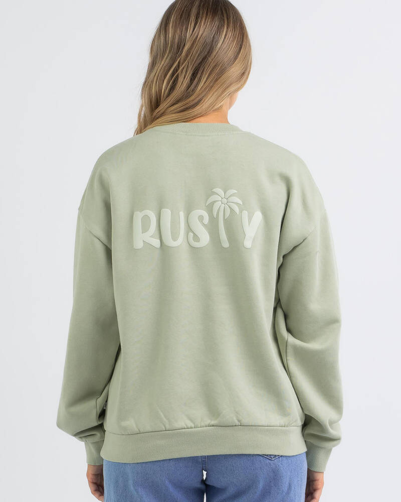 Rusty Palm Crewneck Sweatshirt for Womens