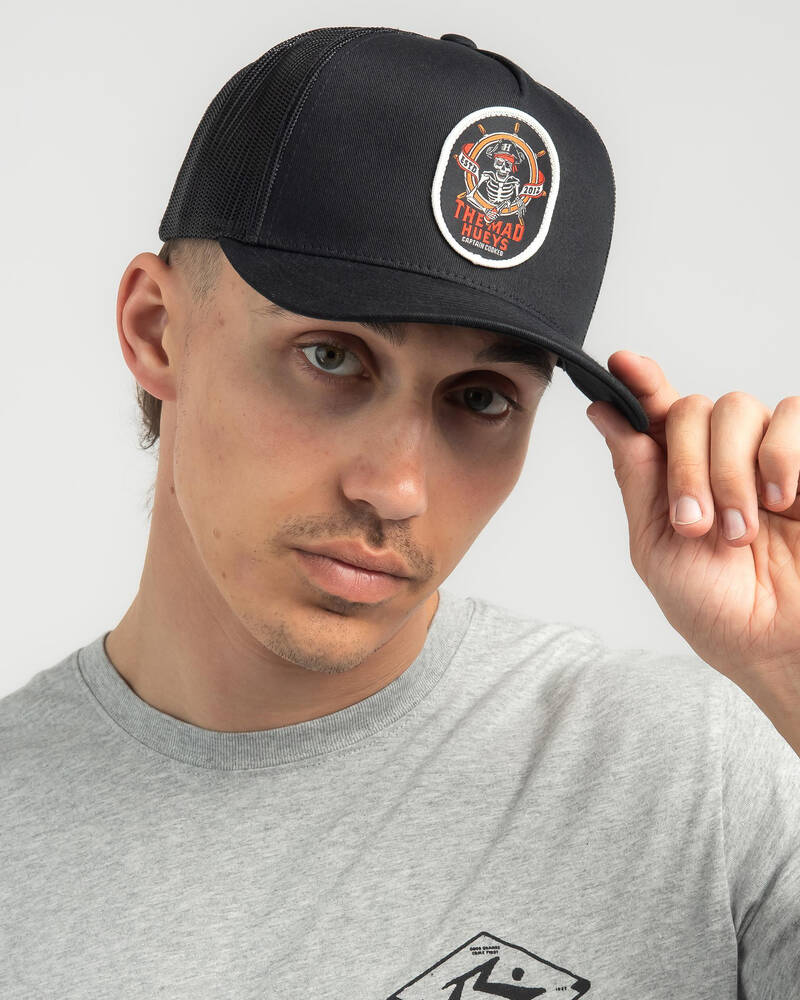The Mad Hueys Captain Cooked Twill Trucker Cap for Mens