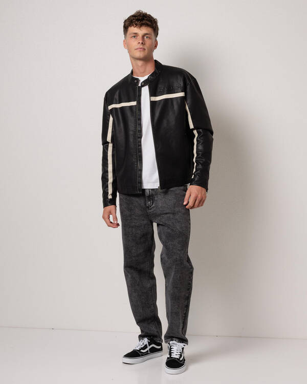 Dexter Tour Faux Leather Jacket for Mens