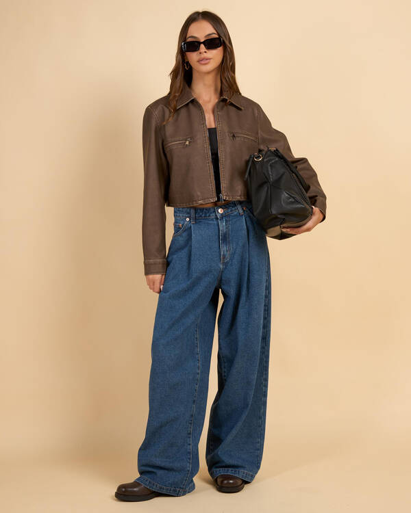 Ava And Ever Phoenix Faux leather Jacket for Womens