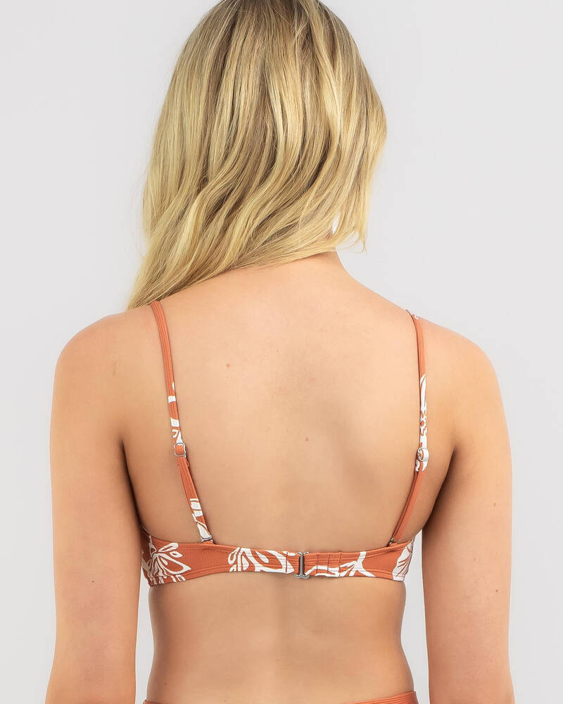 Hurley Dazed V Bralette Bikini Top for Womens