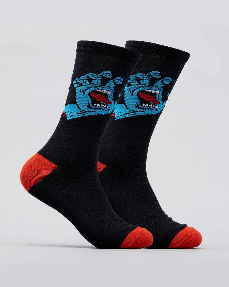 Santa Cruz Screaming Hand Socks 2 Pack for Mens