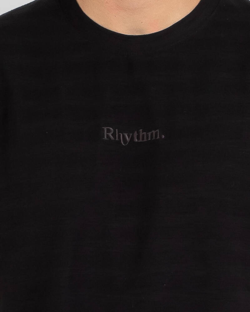 Rhythm Dobby Stripe T-Shirt for Mens