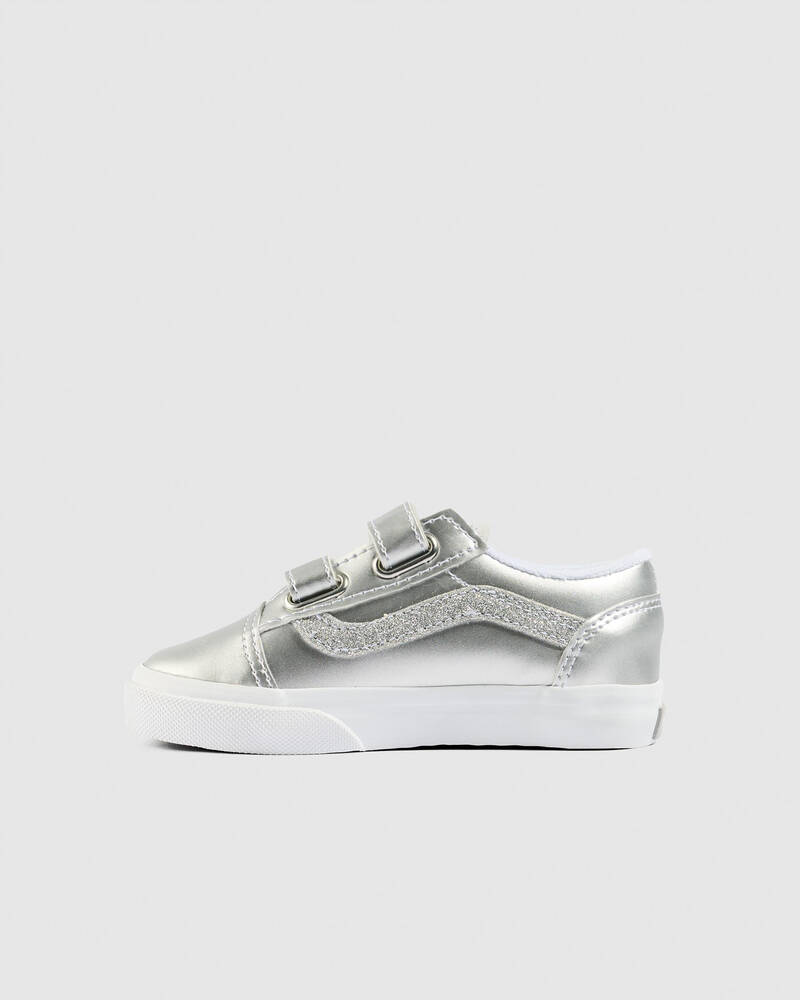 Vans Toddlers' Old Skool V Dazzled Shoes for Womens