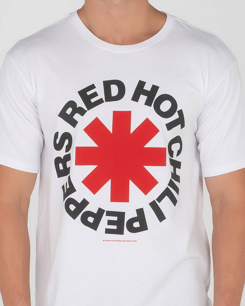 Sunnyville Red Hot Chilli Peppers T-Shirt for Mens