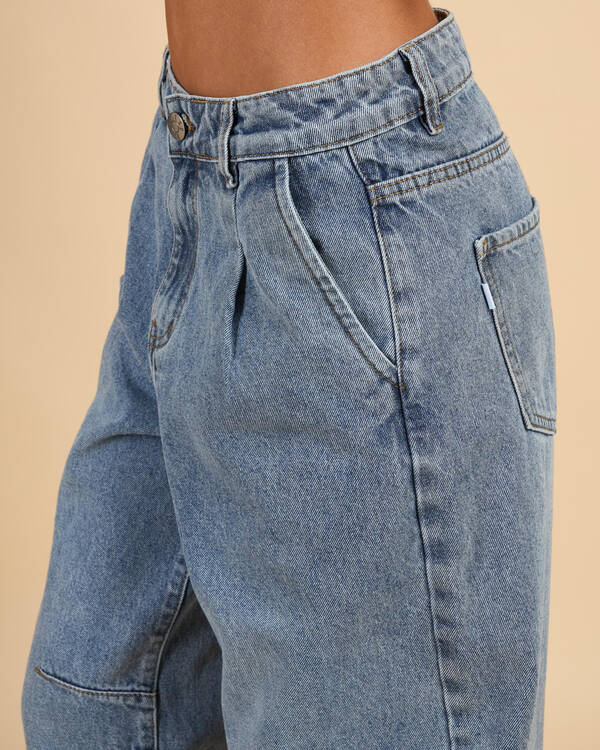 DESU Cyndi Barrel Leg Jeans for Womens