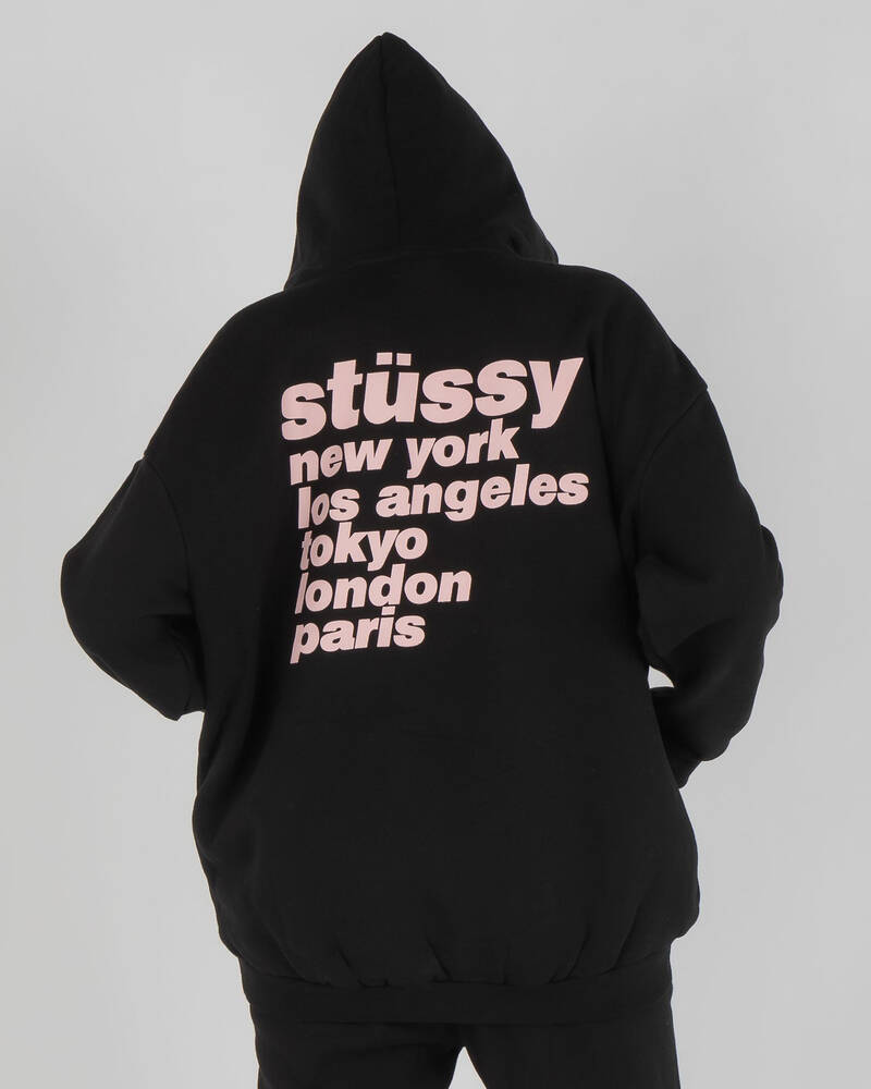 Stussy Italic Hoodie for Womens