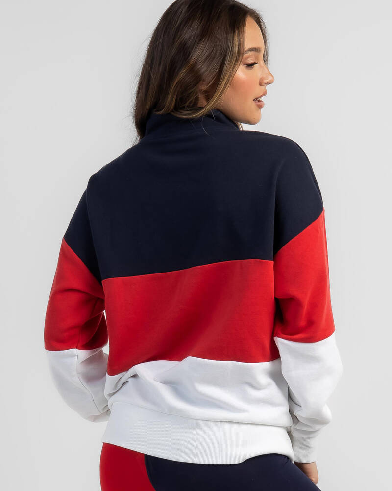 Russell Athletic Tri Americana Zip Through Sweatshirt for Womens
