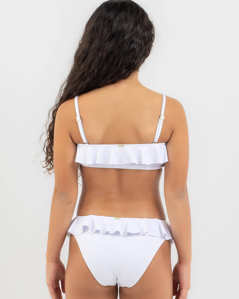 Topanga Girls' Bianca Frill Bandeau Bikini Set for Womens