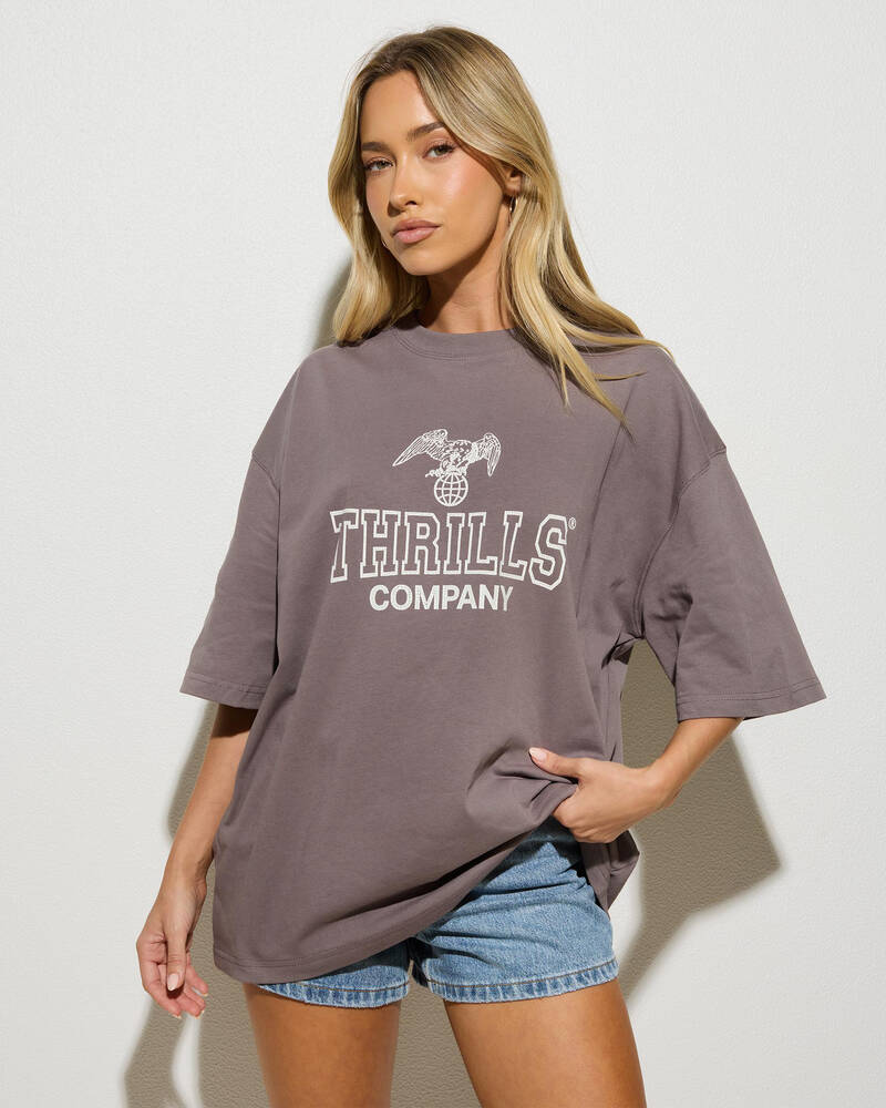 Thrills Break Point Oversized T-Shirt for Womens