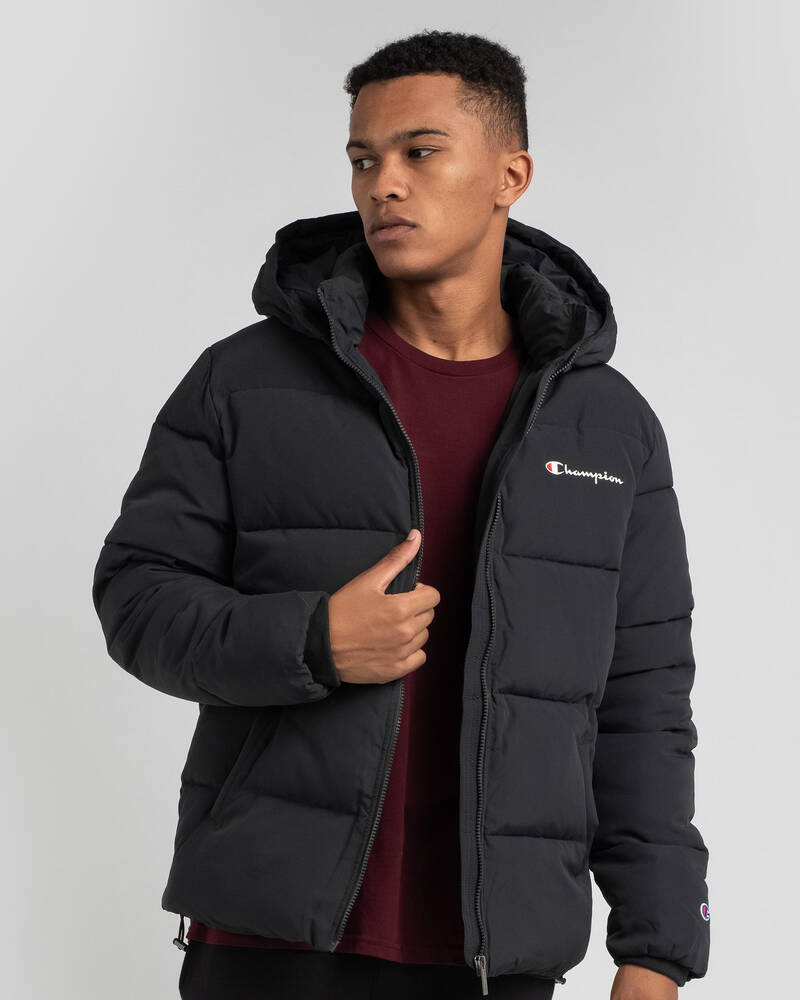 Champion Rochester Athletic Puffer Hooded Jacket for Mens