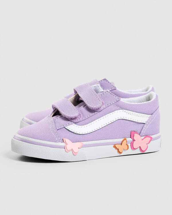 Vans Toddlers' Old Skool V Butterfly Shoes for Womens