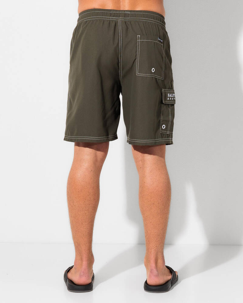 Salty Life Diameter Elastic Waist Shorts for Mens