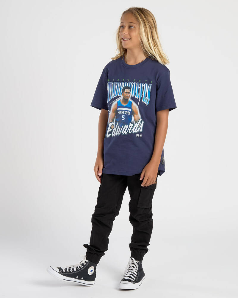 NBA Boys' Edwards Floyd Vintage T-Shirt for Mens