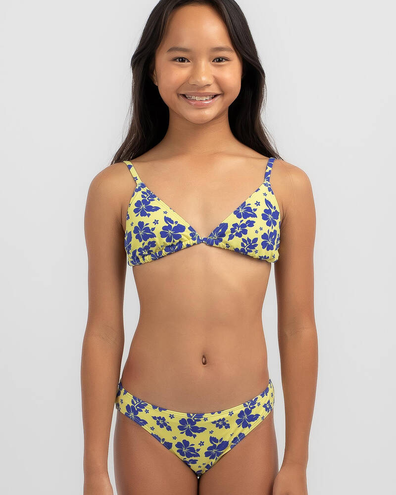 Kaiami Girls' Malibu Beach Triangle Bikini Set for Womens