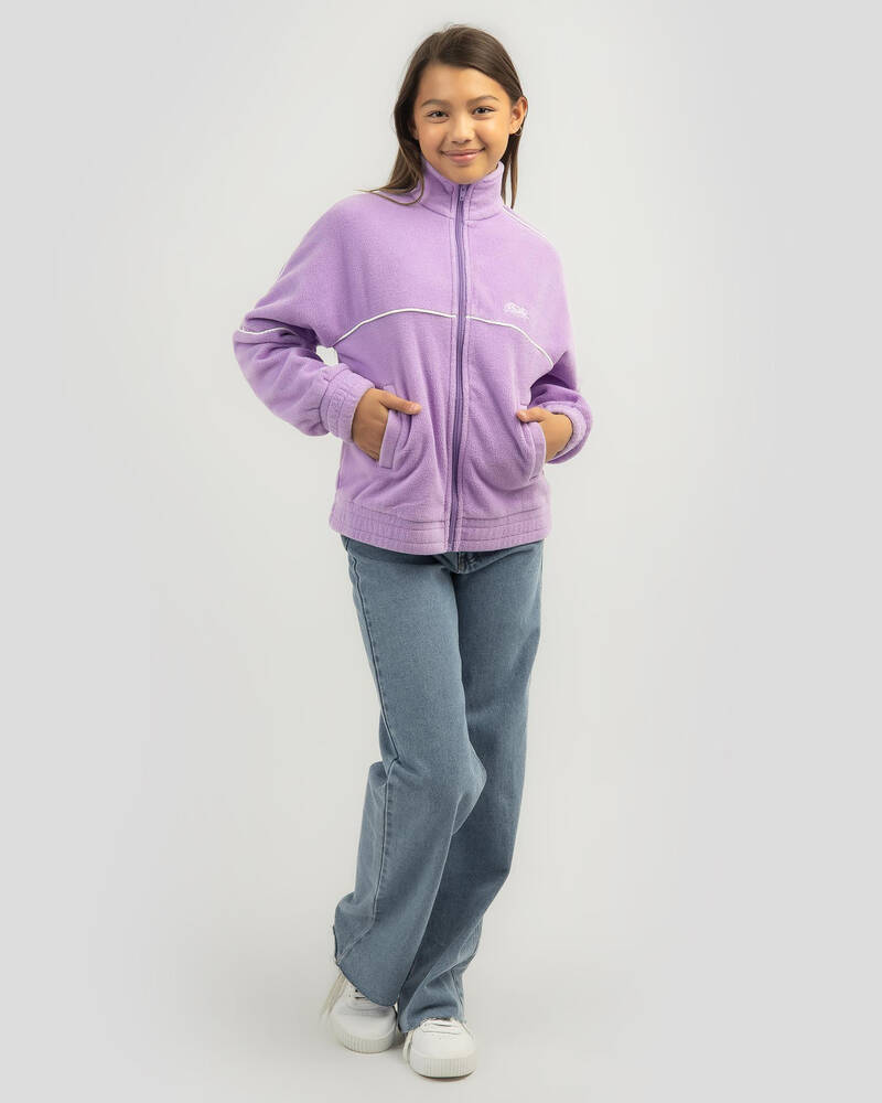 Rusty Girls' Polar 1/2 Zip Sherpa Sweatshirt for Womens