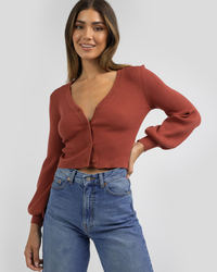 Ava And Ever Wilde Knit Cardigan for Womens image number null