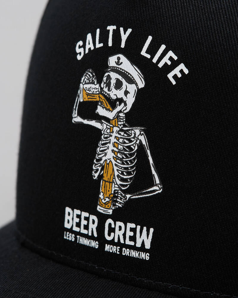 Salty Life Smashed Snapback Cap for Mens