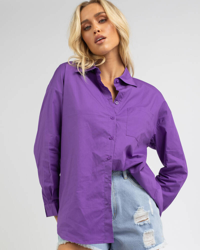 Into Fashions Business Boo Shirt for Womens