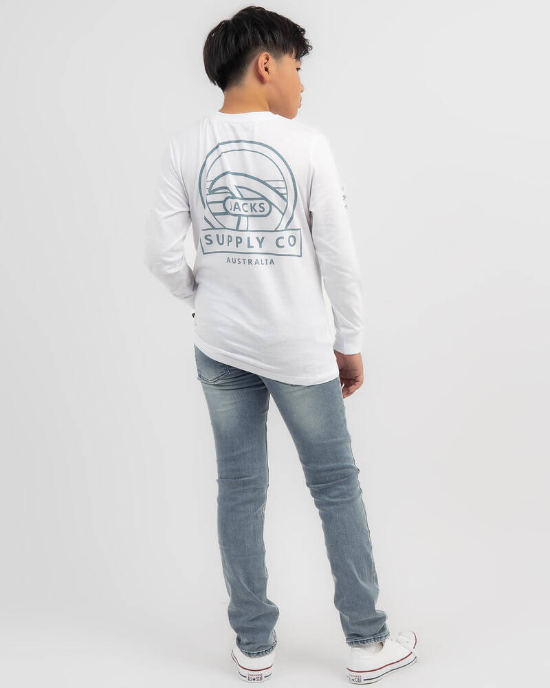 Jacks Boys' Eruption Long Sleeve T-Shirt for Mens