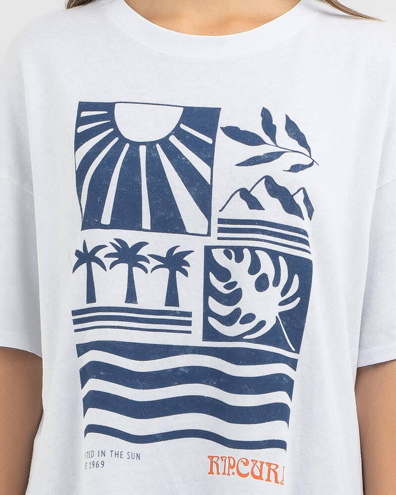 Rip Curl Santorini Sun Heritage T-Shirt for Womens
