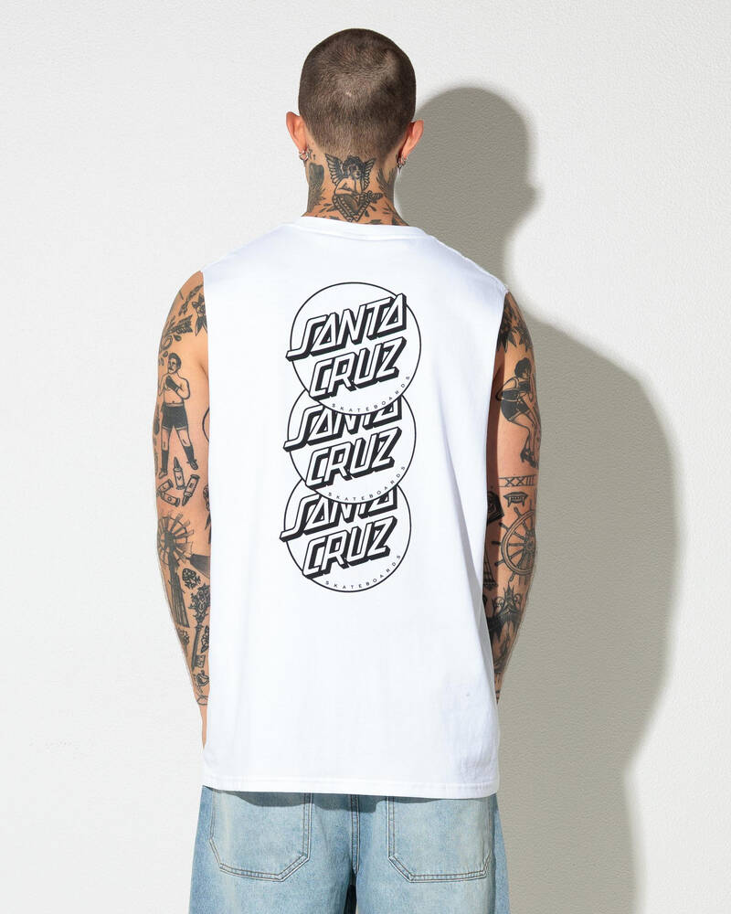 Santa Cruz Descended Dots Mono Muscle Tank for Mens
