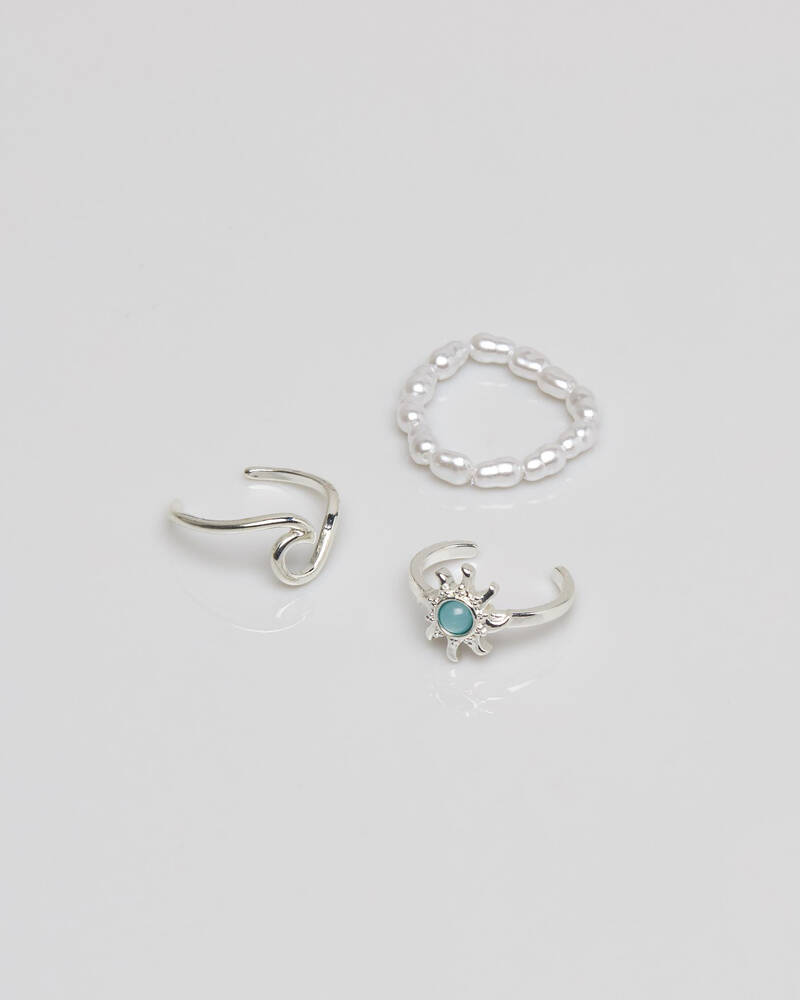 Karyn In LA Tide Toe Ring Pack for Womens