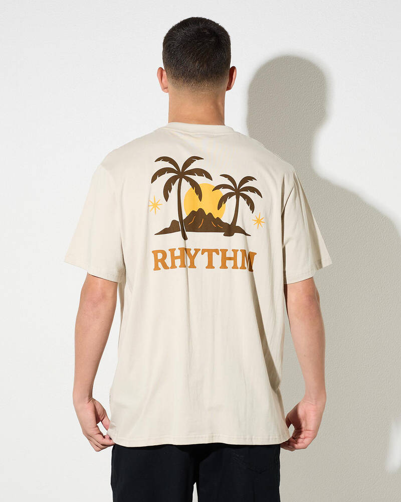 Rhythm Sunset Palm T-Shirt for Mens