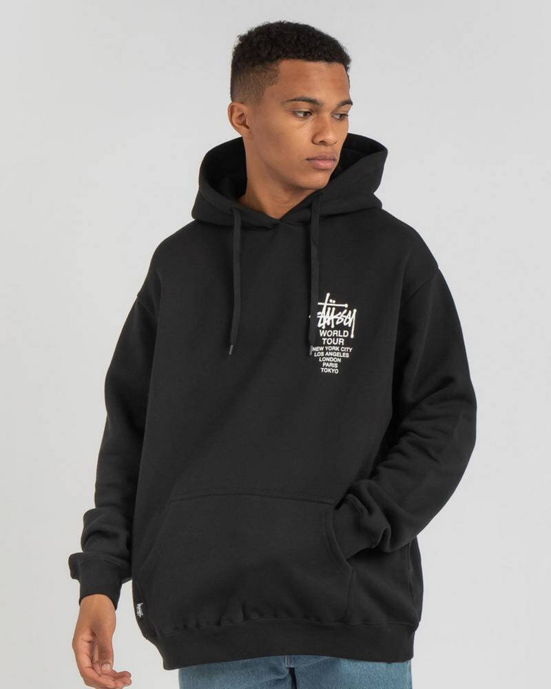 Stussy World Tour Hoodie for Mens