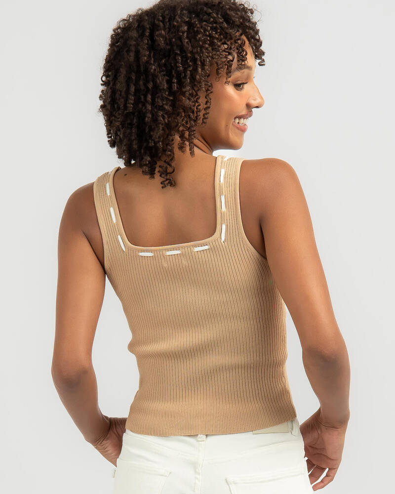 Winnie & Co Alana Knit Tank Top for Womens