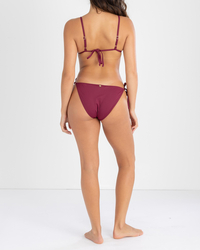 Kaiami Lara Classic Tie Side Bikini Bottom for Womens image number null